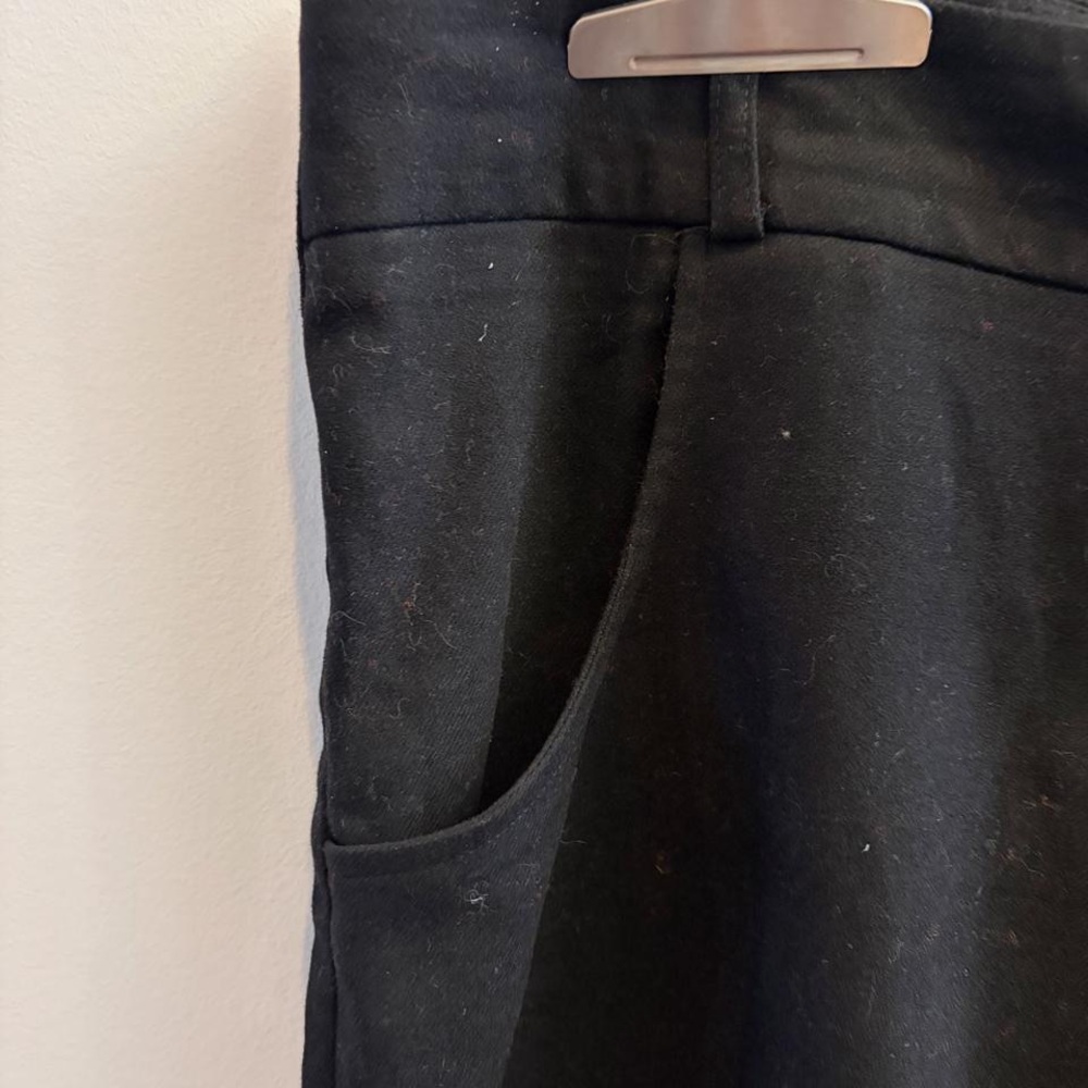 Wool Wide Flared Bootcut Pants - Picture 4 of 5